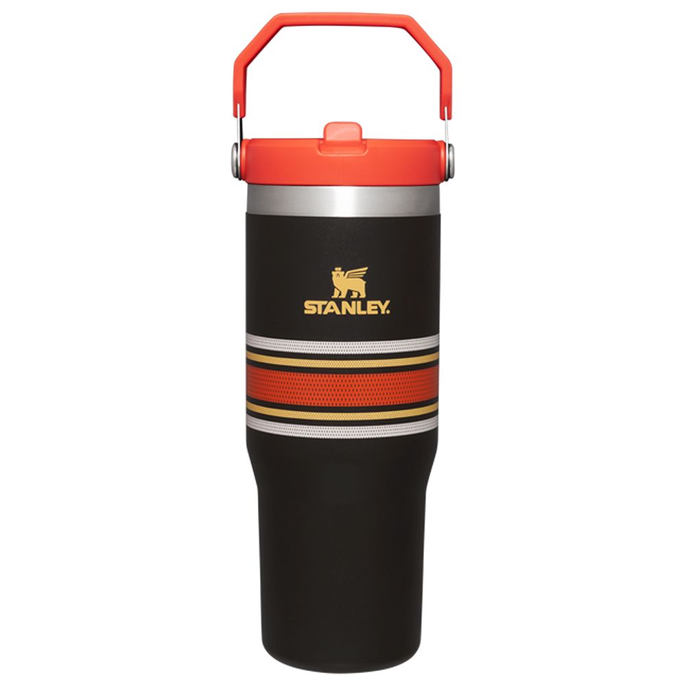 STANLEY VARSITYICEFLOW FLIP STRAW TUMBLER 30 OZ BLACK MESH